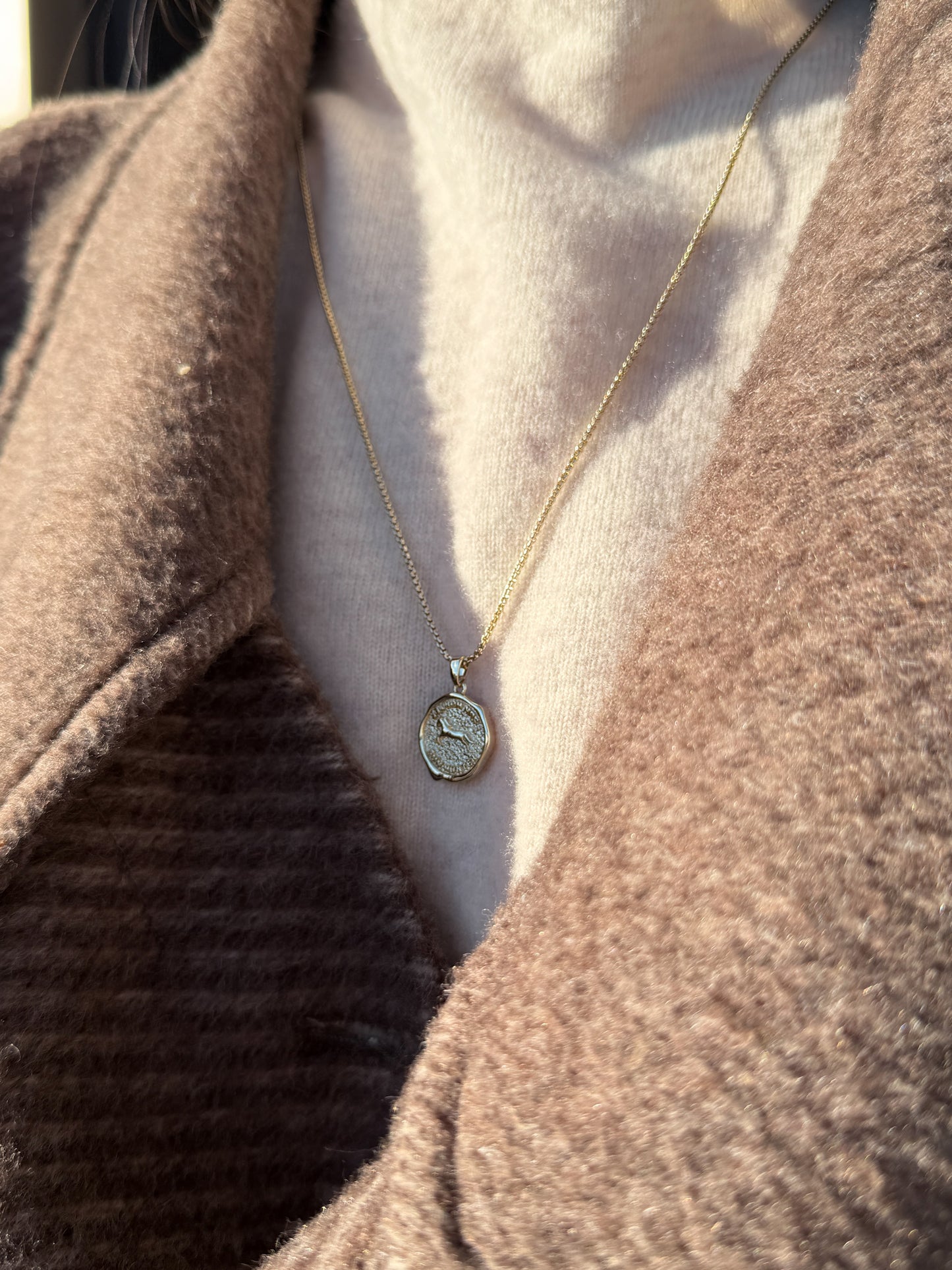 Horse Medallion Necklace