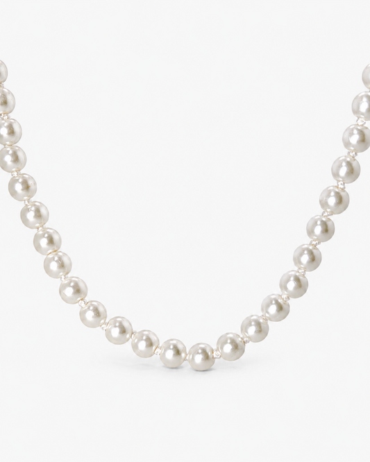 Moonlit Faux Pearl Necklace