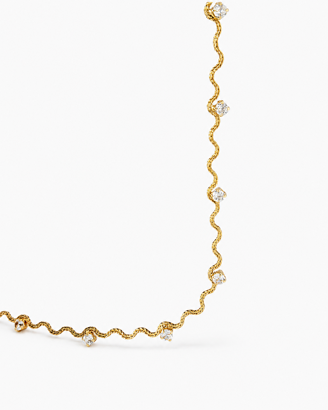 Wave Crystal Necklace