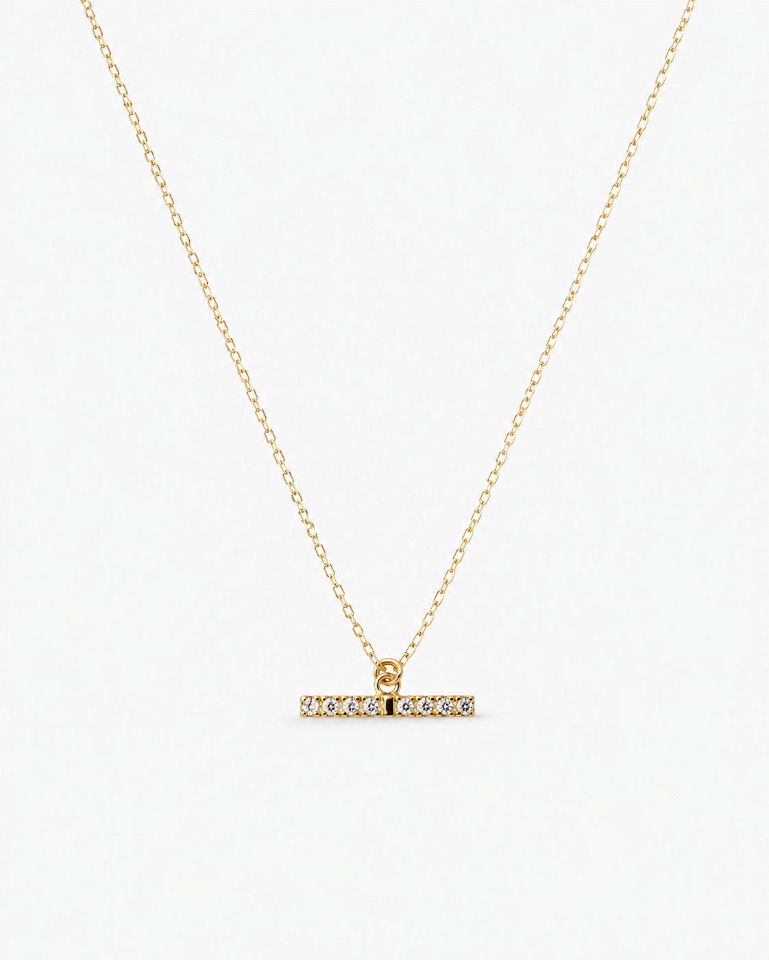 Crystal Bar Necklace