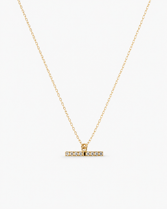 Crystal Bar Necklace